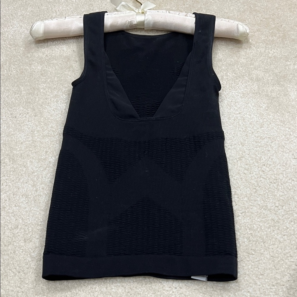 Chic Black V-Neck Tank Top